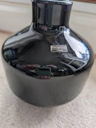 Angular Wedgwood Glass Vase in Magenta Hand Blown - Etsy