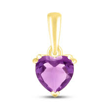 Amethyst Birthstone Pendant 10K Yellow Gold | Kay