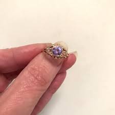 14k Gold Color Changing Alexandrite Ring • PreAdored® Sustainable Luxury