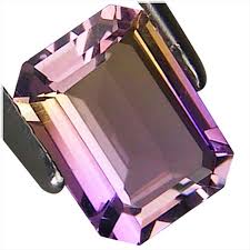 1.35 Ct Natural Ametrine Gemstone Purple Yellow Color ...