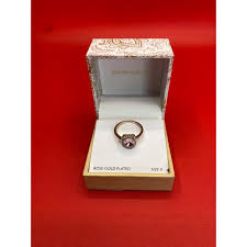 Charter Club Women's Pavé & Crystal Stone Square Halo Rose ...