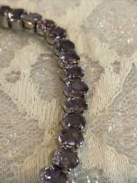 Sterling Silver Amethyst And Marcasite Floral Motif Earrings ...