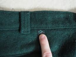 VTG Codet Canada Forest Dark Green Heavy Wool Outdoor 36x26 Work Pants Womens | eBay