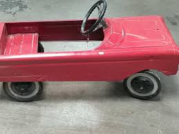 Sold at Auction: Vintage Red Childs Pedal Car Mid Century