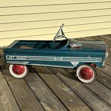 Vintage Rare 1960's AMF Blue Jet Sweep Pedal Car | eBay