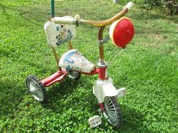 Vintage Kids Tricycle: 70s Metal Children's Bike, Retro ...