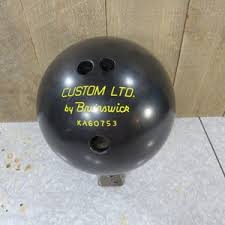 Vintage Black Custom Ltd by Brunswick 12lb Bowling Ball - Etsy