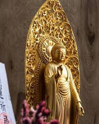 Amazon.com: gold Buddha statues for home made in japan ...