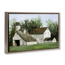 Stupell White Barn Farmhouse Framed Floater Canvas Wall Art Design By White Ladder - On Sale - Bed Bath & Beyond - 41358199