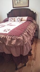 Vintage Bedspread Double size, handmade star pattern | eBay