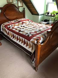 Courtship Quilt "stars in Flight" Kansas Troubles Fabric 85" X 85" Full Size Bed Quilt - Etsy