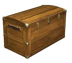 Amish Storage Steamer Trunk Wooden Wood Cedar Chest ...