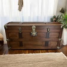 Steamer Trunk Hope Chest for Blankets, Amish Hand-crafted in ...