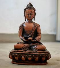 12inch Amitabha Buddha Buda Statue bowl Genuine Bronze ...