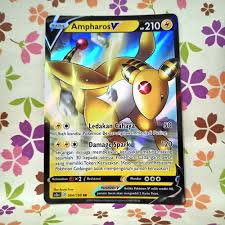 Jual ampharos V RR sc3a | 064/159 pokemon tcg indonesia - Kota Bandung - Cardshopers | Tokopedia