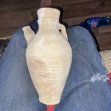 Old Antique Vtg Small Redware Vase and planter with no ...