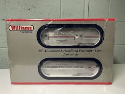 Williams O-scale Amtrak F-7 A-A with Streamliner Cars | eBay