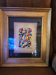 Anatole Krasnyansky Musician Guitar Color Serigraph on Canvas w Artists Hand | eBay