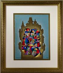 Anatole Krasnyansky - Two Faces For Sale at 1stDibs | is anatole krasnyansky still alive, anatole krasnyansky serigraph value, anatole krasnyansky art value