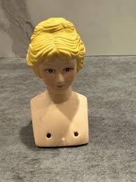 Vintage Porcelain Head Porcelain Doll 70s - Etsy