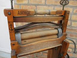 Antique Anchor No. 771B Wood Folding Bench Laundry ...