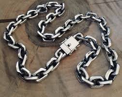 Heavy Silver Chain, Sterling Silver Jewelry, Anchor Chain - Etsy