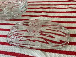 Set of 3 Anchor Hocking Clear Glass Flat Banana Split Boats Ice Cream Sundaes | eBay