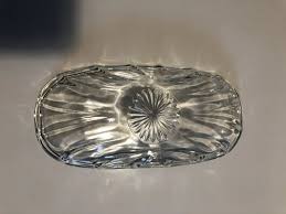 NWOT•Clear Crystal Butter Dish | eBay