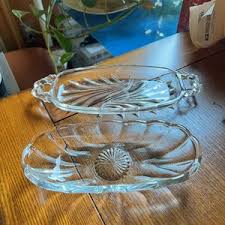 Vintage Crystal Serving Dishes. Great Condition. - Etsy