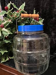Barrel Pickle Jar With Wooden Handle - Etsy