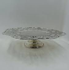 Sterling Gorham Reticulated Footed Cake Stand - S & K Ltd.