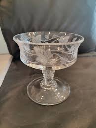 Vintage Rare Heisey Plantation Pineapple Compote Candy dish ...