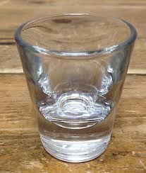 Shot Glass Clear Smooth Sloped Sides L Libbey Basic Classic ...