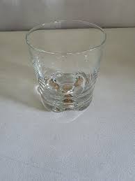 Set of Three Whiskey Cocktail Rocks Glasses Indented Base ...