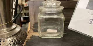 Vintage anchor hocking glass jar canister 30073