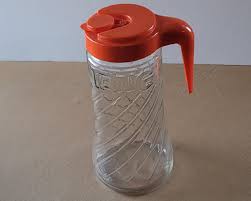 VINTAGE 1960s 1970s Anchor Hocking Tang Juice Pitcher ...