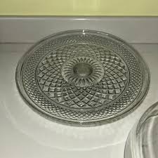 Anchor Hocking Wexford 2pc. Footed Cake Set and Inverted ...