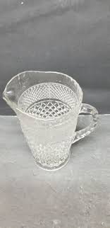 VTG ANCHOR HOCKING WEXFORD CLEAR GLASS PITCHER 6 CUPS | eBay Australia