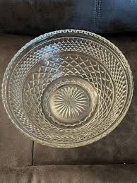 VTG 3pc Wexford Anchor Hocking 9.5" Glass Salad Bowl - Punch Cup - Cream Pitcher | eBay