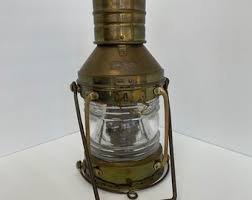 Vintage Anchor Ship's Lantern - Price Reduced! - Etsy