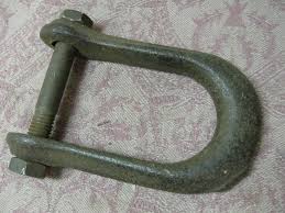 4 Vintage Industrial Phoenix Cast Iron Hook & 1 "U" Loop Bolt Rusty Farm Factory | #1734929390