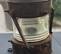 1945 Anchor Patt 22"ships Lantern Best & Lloyd Ltd Royal Navy WWII Maritime OLD | eBay