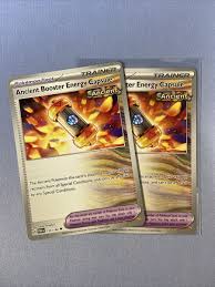 Pokémon TCG Ancient Booster Energy Capsule (x2 cards ...