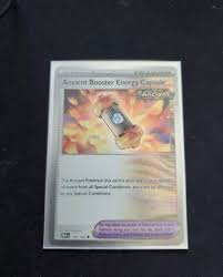 Pokemon TCG Ancient Booster Energy Capsule Cosmo Holo Promo ...