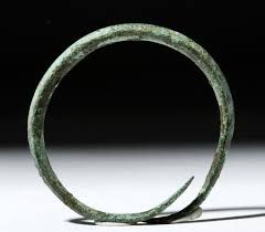 Sold at Auction: Luristan Bronze Woman or Child's Bracelet