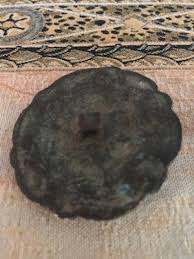 THREE French Antique Cache Clou Picture Hook Covers Late ...