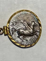 Athena and Pegasus Ancient Coin – Casanova Art and Fashion