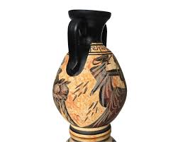 Museum Replica - Large Greek Ceramic Vase With Hand-painted ...