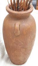 Sold at Auction: LARGE FRENCH POTTERY OLIVE JAR W WILLOW