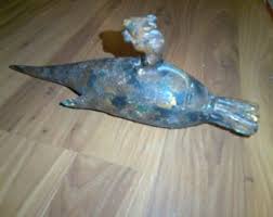 Chinese Bronze Statue of Rat on Carrot or Root Vegetable ...